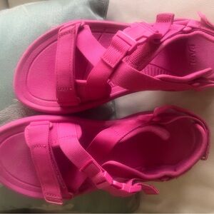 Teva Pink Adventure Sandals with Cushioned Footbed